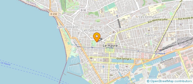 localisation de l'entreprise STUDIA ET CAETERA à LE HAVRE