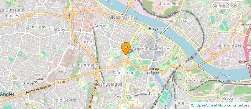 localisation de l'entreprise STUDIA SUP à BAYONNE