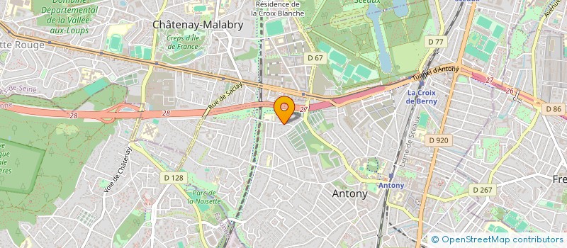 localisation de l'entreprise STUDIART à ANTONY