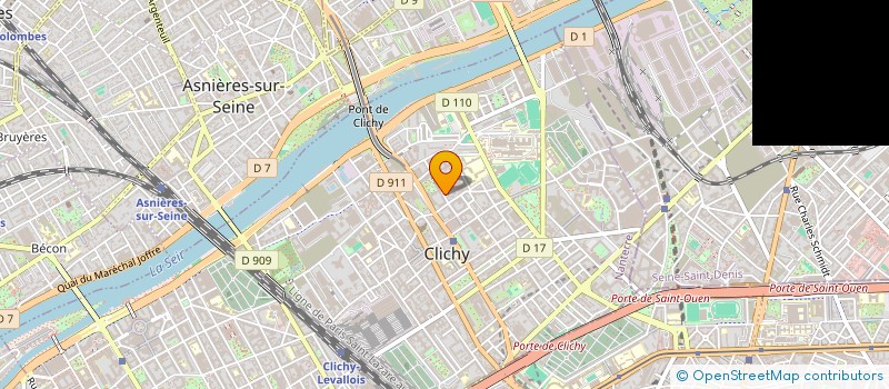 localisation de l'entreprise STUDIMET à CLICHY
