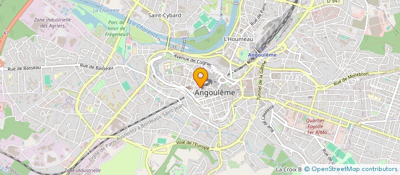 localisation de l'entreprise STUDIO 1 à ANGOULEME