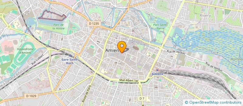 localisation de l'entreprise STUDIO 1 RUE DES SERGENTS  AMIENS