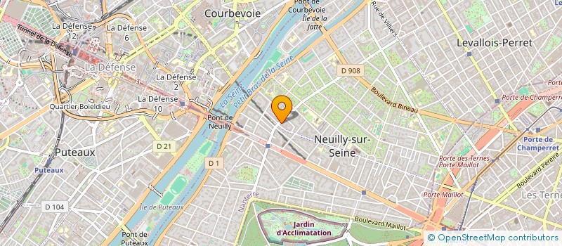 localisation de l'entreprise STUDIO 10 à NEUILLY-SUR-SEINE