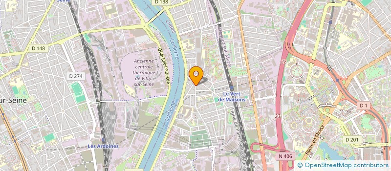 localisation de l'entreprise STUDIO 112 à ALFORTVILLE