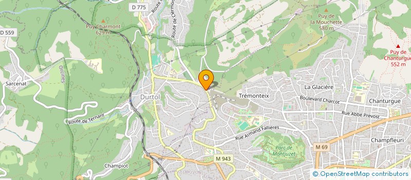 localisation de l'entreprise STUDIO 115  DURTOL