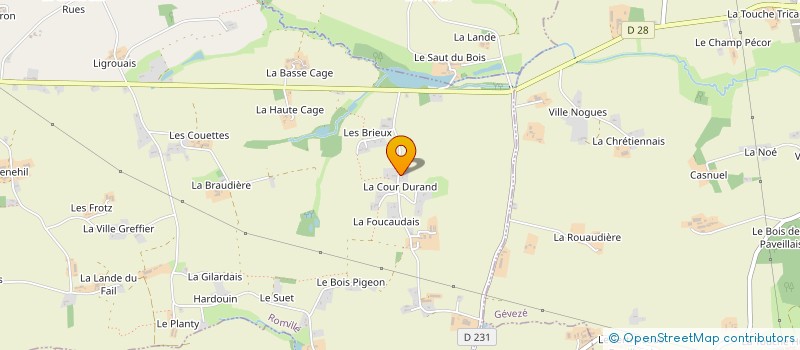 localisation de l'entreprise STUDIO 123  ROMILLE