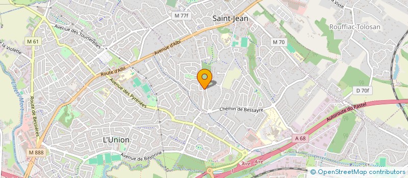 localisation de l'entreprise STUDIO 13-31 à SAINT-JEAN
