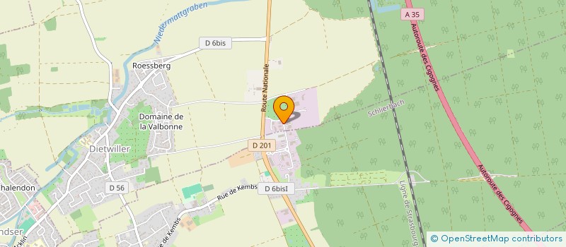 localisation de l'entreprise STUDIO 13  DIETWILLER