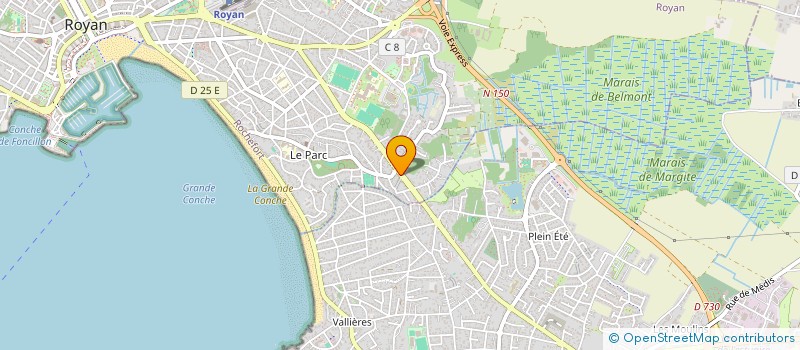 localisation de l'entreprise STUDIO 130  ROYAN