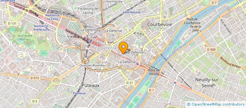 localisation de l'entreprise STUDIO 14 à COURBEVOIE