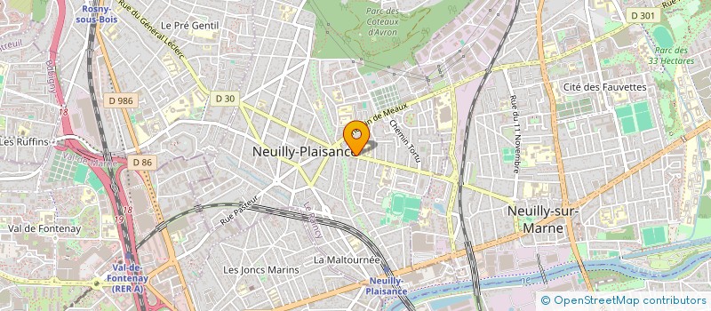 localisation de l'entreprise STUDIO 14  NEUILLY-PLAISANCE