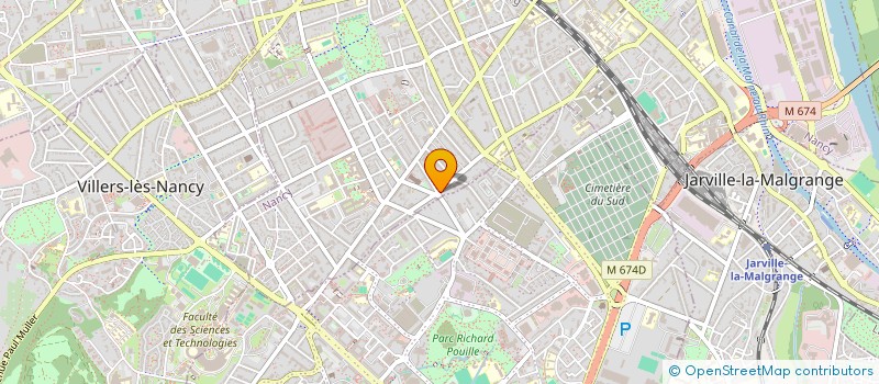 localisation de l'entreprise STUDIO 159  NANCY