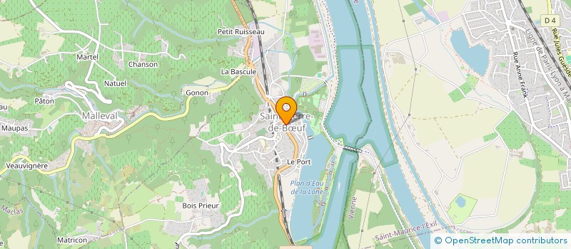 localisation de l'entreprise STUDIO 16  SAINT-PIERRE-DE-BUF