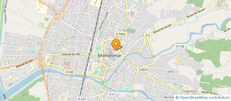 localisation de l'entreprise STUDIO 19  MONTELIMAR