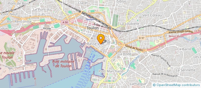 localisation de l'entreprise STUDIO 19  TOULON