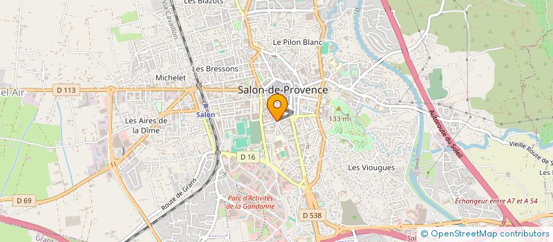 localisation de l'entreprise STUDIO 2 à SALON-DE-PROVENCE