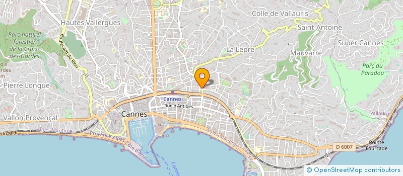 localisation de l'entreprise STUDIO 2 CREATION à CANNES