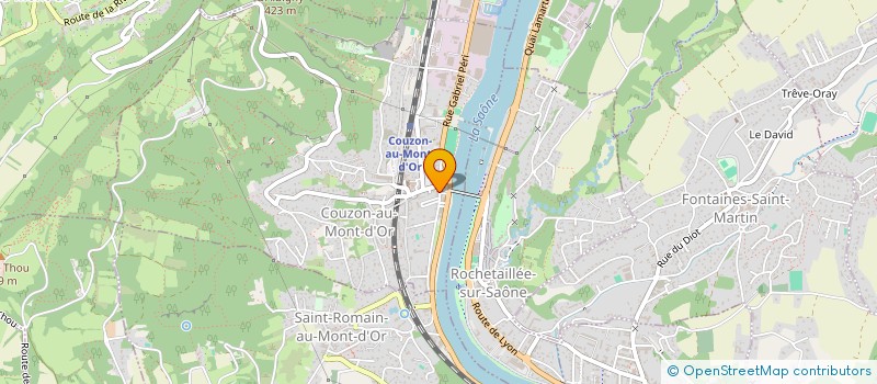 localisation de l'entreprise STUDIO 20  COUZON-AU-MONT-D'OR