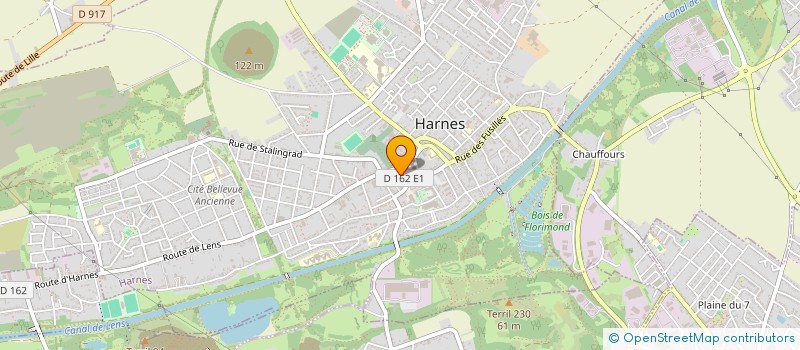 localisation de l'entreprise STUDIO 213  HARNES