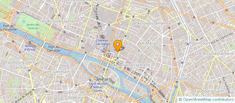 localisation de l'entreprise STUDIO 22 IMMOBILIER à PARIS