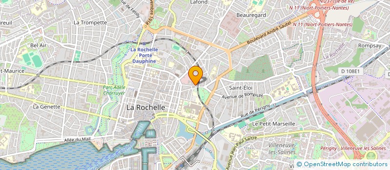 localisation de l'entreprise STUDIO 23 LE VENDRELL  LA ROCHELLE