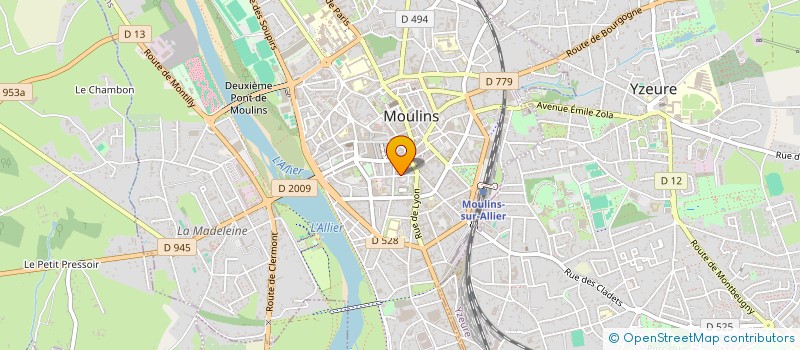 localisation de l'entreprise STUDIO 24 à MOULINS