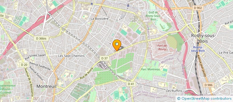 localisation de l'entreprise STUDIO 26 à MONTREUIL