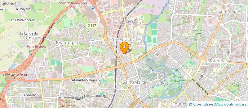 localisation de l'entreprise STUDIO 27  RENNES