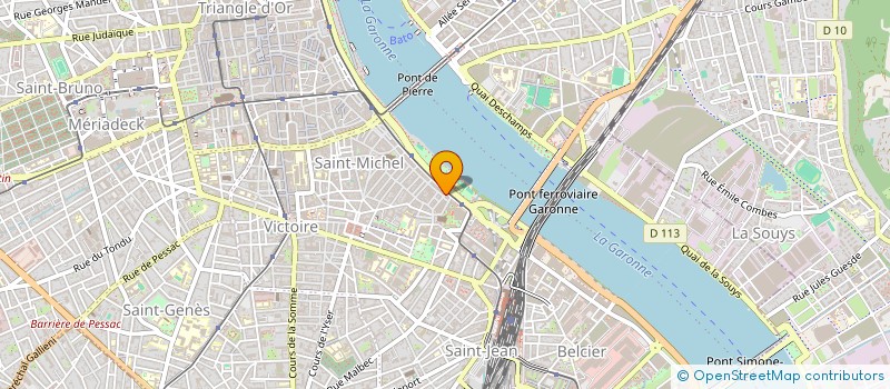 localisation de l'entreprise STUDIO 28 à BORDEAUX