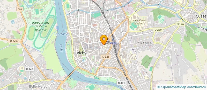 localisation de l'entreprise STUDIO 29 à VICHY