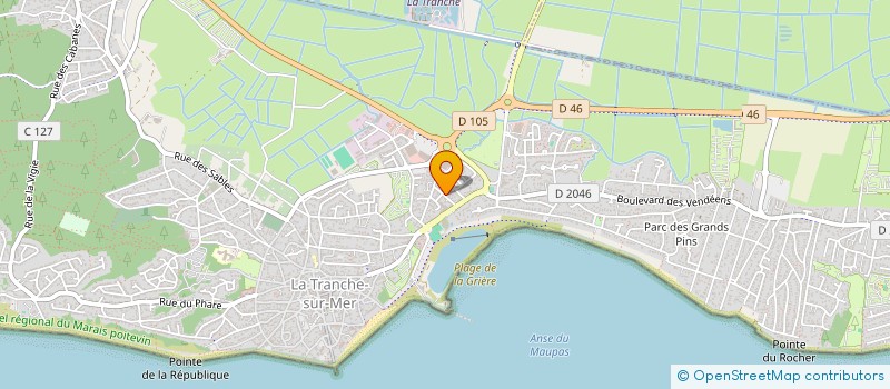 localisation de l'entreprise STUDIO 29 à LA TRANCHE-SUR-MER