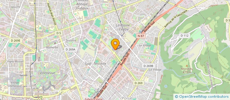 localisation de l'entreprise STUDIO 3  SAINT-MARTIN-D'HERES