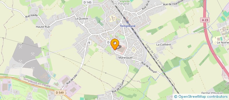 localisation de l'entreprise STUDIO 3  TEMPLEUVE-EN-PEVELE