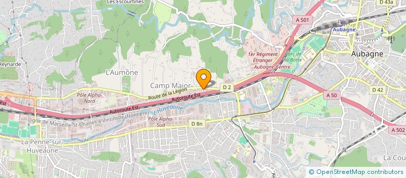 localisation de l'entreprise STUDIO 3  AUBAGNE