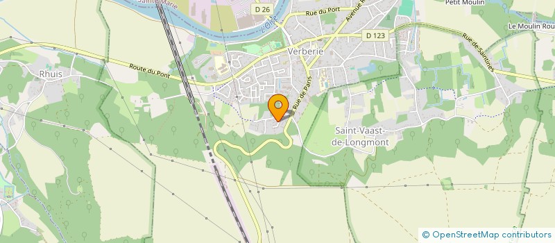 localisation de l'entreprise STUDIO 312  VERBERIE