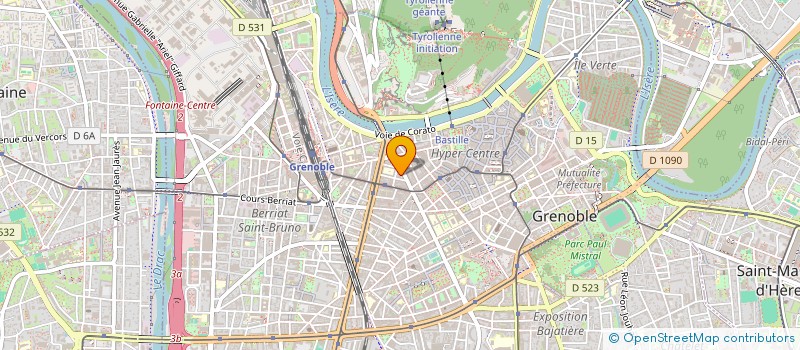 localisation de l'entreprise STUDIO 38 à GRENOBLE
