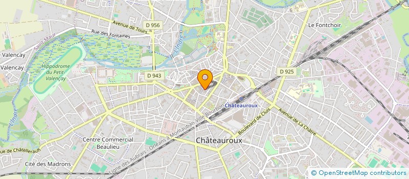 localisation de l'entreprise STUDIO 4  CHATEAUROUX