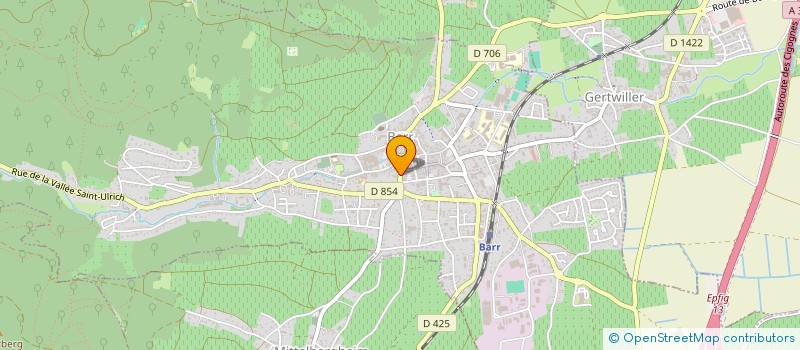 localisation de l'entreprise STUDIO 4  BARR