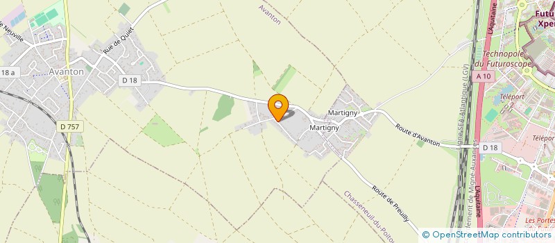 localisation de l'entreprise STUDIO 412  AVANTON