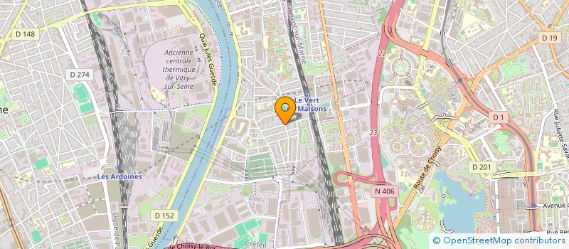 localisation de l'entreprise STUDIO 44 à ALFORTVILLE
