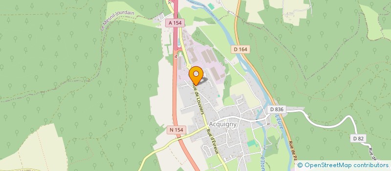 localisation de l'entreprise STUDIO 44 à ACQUIGNY