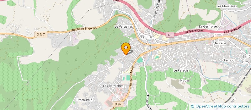 localisation de l'entreprise STUDIO 46 BY F  LE LUC