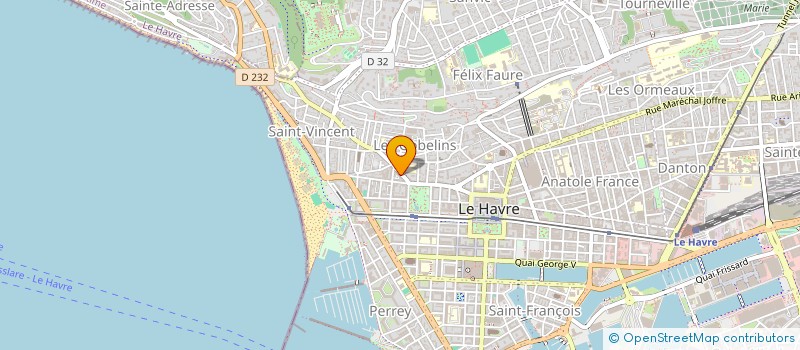 localisation de l'entreprise STUDIO 49  LE HAVRE