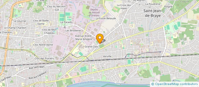 localisation de l'entreprise STUDIO 4H10 à SAINT-JEAN-DE-BRAYE