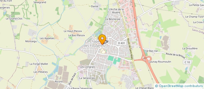 localisation de l'entreprise STUDIO 500  LA CHAPELLE-DES-FOUGERETZ