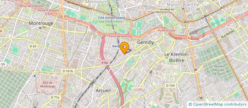 localisation de l'entreprise STUDIO 51 à GENTILLY