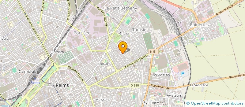 localisation de l'entreprise STUDIO 511 BY ISMAEL TAGGAE  REIMS