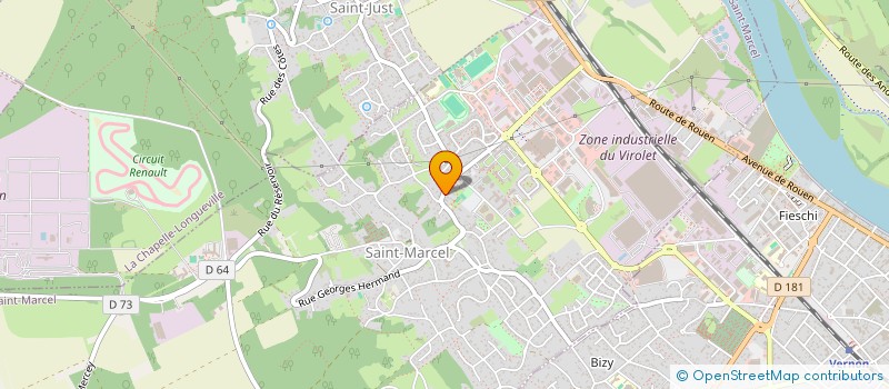localisation de l'entreprise STUDIO 54  SAINT-MARCEL