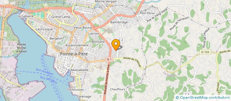 localisation de l'entreprise STUDIO 6 à LES ABYMES