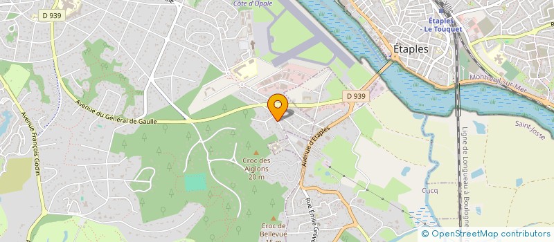 localisation de l'entreprise STUDIO 62  LE TOUQUET-PARIS-PLAGE